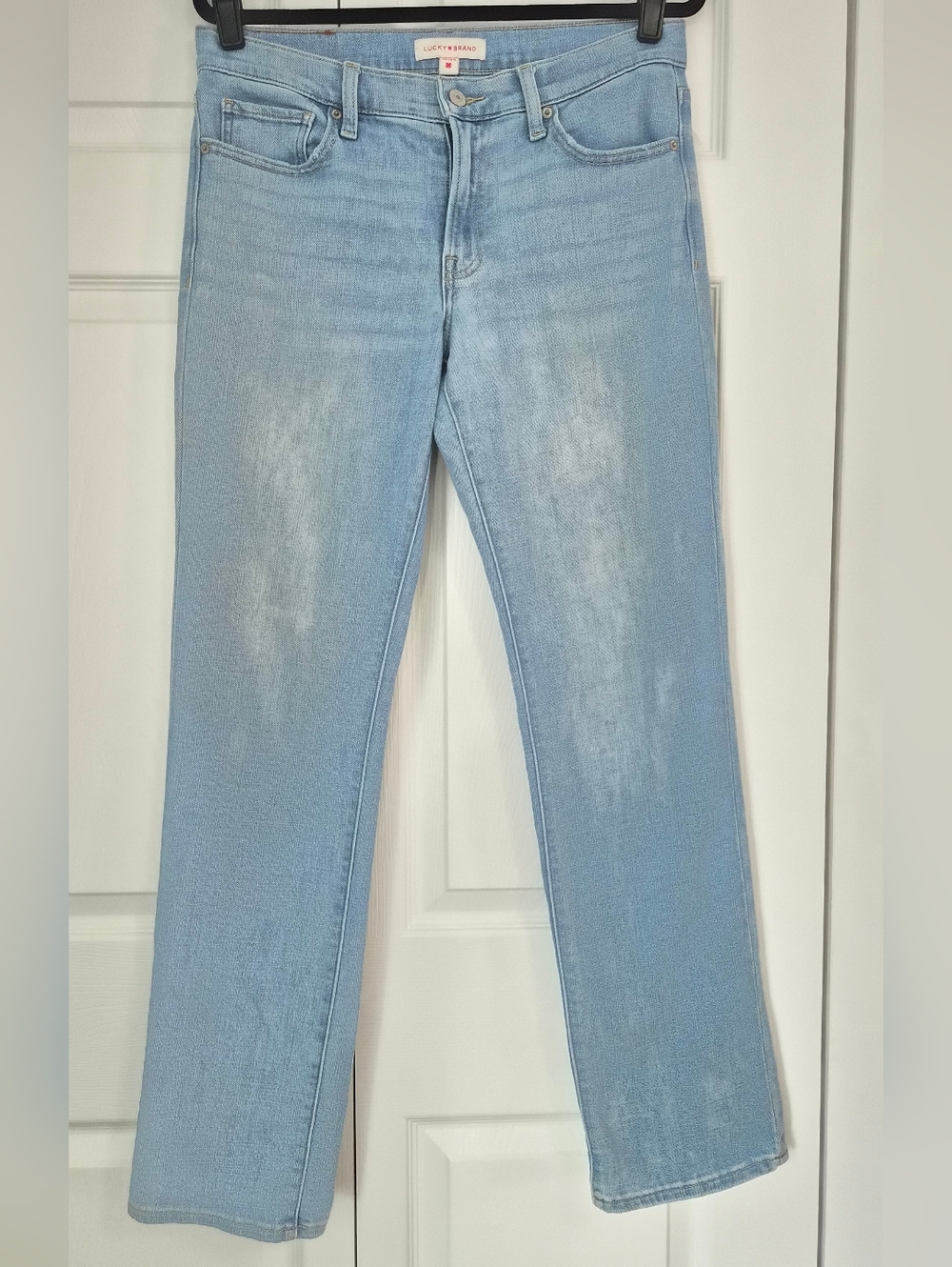 Lucky Brand Sweet Mid Rise Straight Leg Jeans Light Wash 10/30R